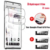 6 in 1 hydrogel film for google pixel6 pro camera lens glass on googe pixel 6 pro 6pro 5a 4a 5g 5 4 a screen protector not glass