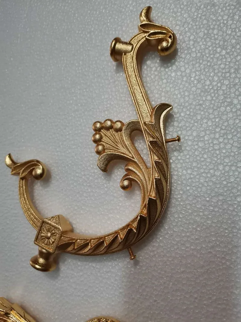 Винтажная Золотая настенная лампа на 5 ламп большие светодиодные Настенные