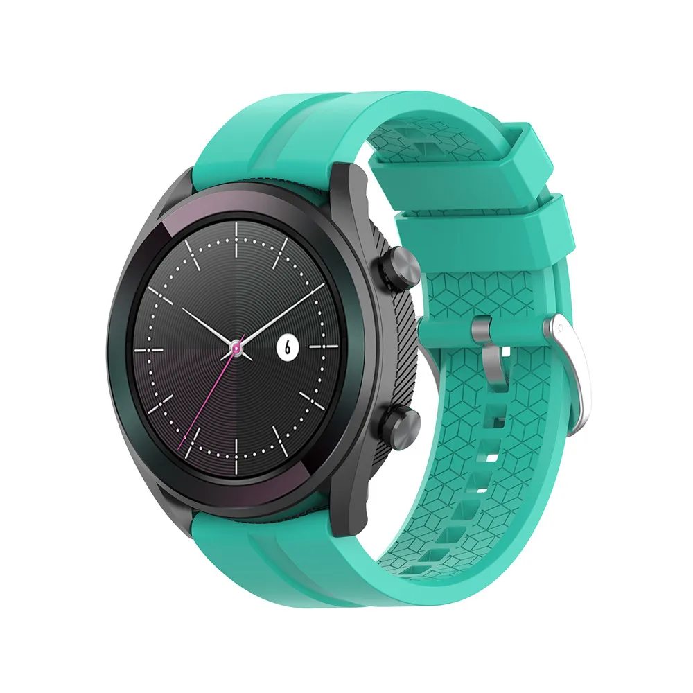 Роскошный модный силиконовый браслет для huawei Watch GT 42 мм 46 мм/gear s3/Honor Watch волшебный спортивный браслет для ремешка часов
