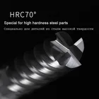 Твердосплавные концевые фрезы HRC 70 с ЧПУ, вольфрамовые концевые фрезы с шаровой головкой, инструменты с 2 4 канавками, концевые фрезы R0.5, Металлические фрезы с хвостовиком 4, 6, 8, 10 мм