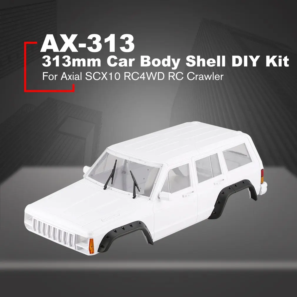 

AX-313 12.3inch/313mm Wheelbase Body Shell DIY Kit for 1/10 RC Truck Crawler Axial SCX10 & SCX10 II 90046 90047