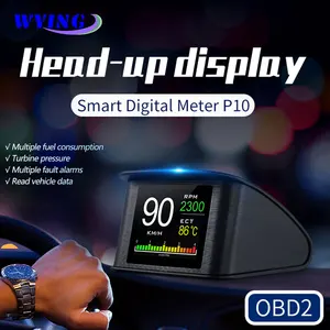 WYING OBDII Автомобильный бортовой компьютер T600 Автомобильный цифровой GPS OBD2 OBD Спидометр дисплей Температура воды обмин датчик