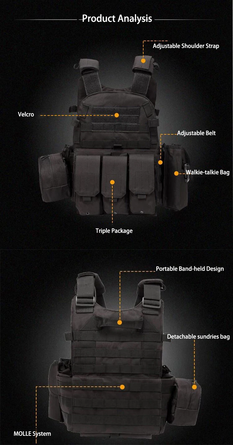 Открытый военный тактический жилет функция MOLLE расширение и Удобная Тренировка CS боевые упражнения комбинация охотничья одежда