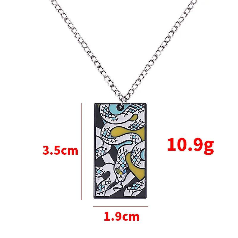 

Anime Demon Slayer Metal Necklace Kimetsu no Yaiba Rengoku Kyoujurou Kanroji Mitsuri Kochou Shinobu Pendant Necklace Jewelry