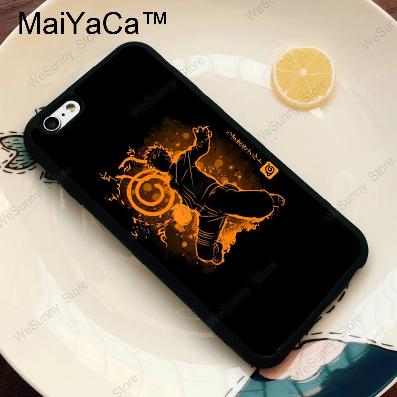 Чехол для телефона MaiYaCa с рисунком героя Аниме Наруто из мультфильма для iPhone 11 Pro MAX X XR XS MAX 6 6s 7 8 Plus 5S
