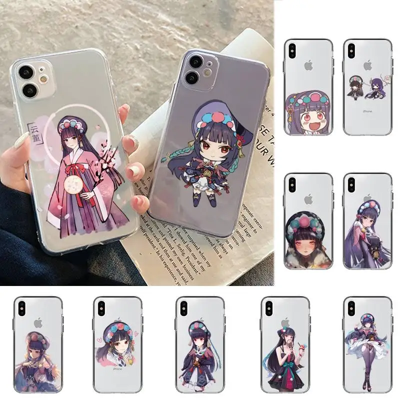 

LVTLV Genshin Impact YunJin Phone Case for iPhone 11 12 13 mini pro XS MAX 8 7 6 6S Plus X 5S SE 2020 XR case