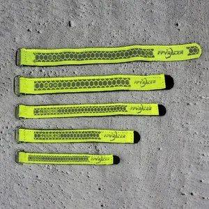 2 шт. FPVRACER Kevlar шовный материал и полиэстер 300D RC батарея ремешок металлическая пряжка для FPV гонок Freestyle большого радиуса действия дронов DIY запчасти