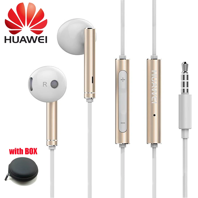 Оригинальные наушники huawei AM 116 с микрофоном и регулятором громкости, металлическая гарнитура для huawei P7 P8 P9 Lite P10 Plus Honor 5X 6X mate