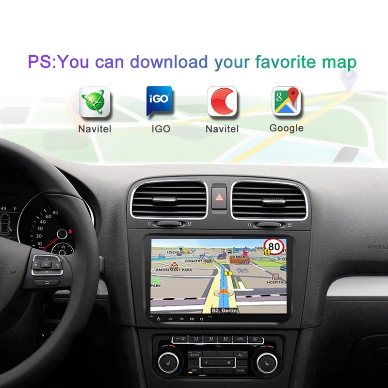 Автомобильный мультимедийный плеер 9 дюймов 2 Din Android 8 1 GPS навигация Wi Fi Bluetooth аудио
