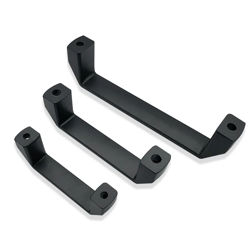 Черные ручки из алюминиевого сплава для экструзии профиля серии 2020/3030/4040 5