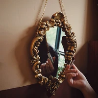 mirror %d0%b7%d0%b5%d1%80%d0%ba%d0%b0%d0%bb%d0%be ins wind european style retro carved girls bedroom light luxury wall background home decoration make up mirrors