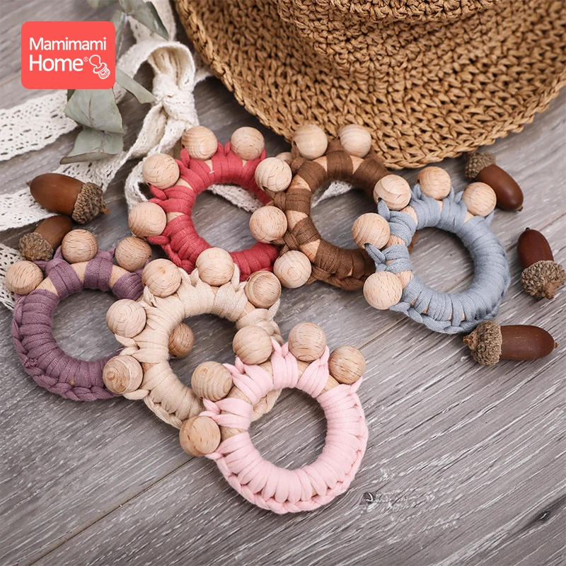 Детский деревянный Прорезыватель для зубов 1 шт. игрушка-прорезыватель