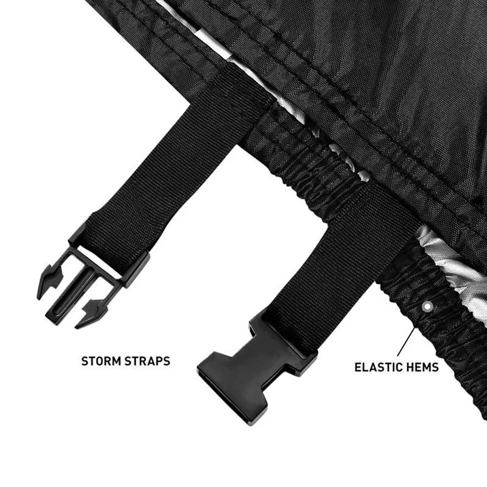 

Large Bike Cover Outdoor Waterproof Bicycle Covers Rain Sun UV Dust Wind Proof for Scooter Electric Bicycle Motorcycle