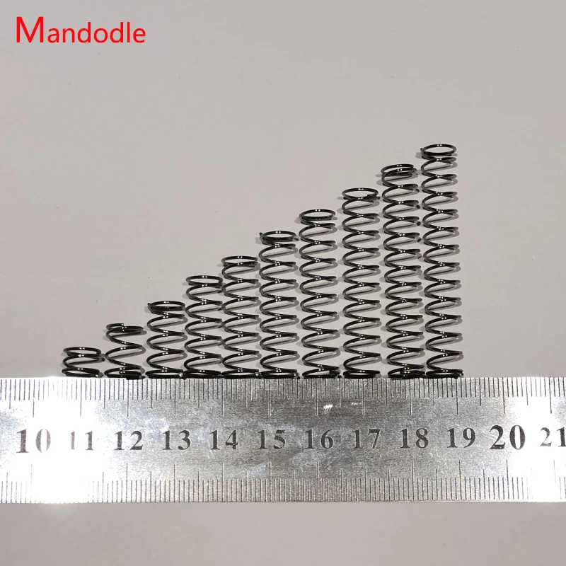 Пружина сжатия из нержавеющей стали 304 диаметр проволоки 0 7 цилиндрическая мини
