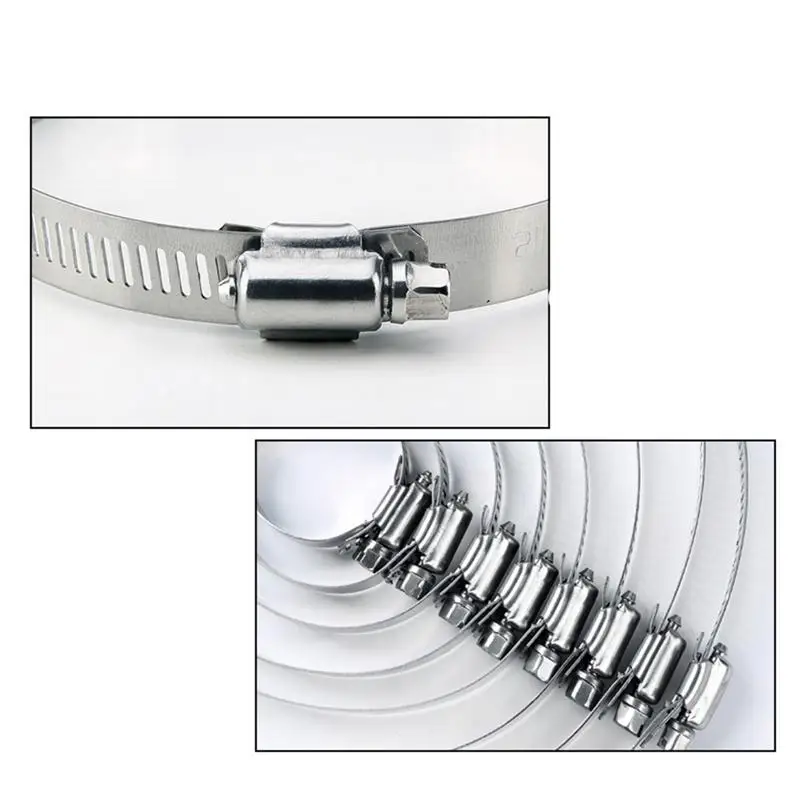 80 шт. зажим для шланга водогазовой трубы из нержавеющей стали мини зажимы труб