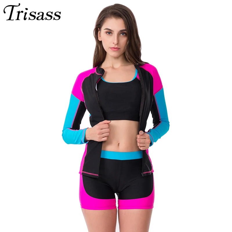 Trisass 2021 новый четырех частей костюм для серфинга Для женщин профессиональный