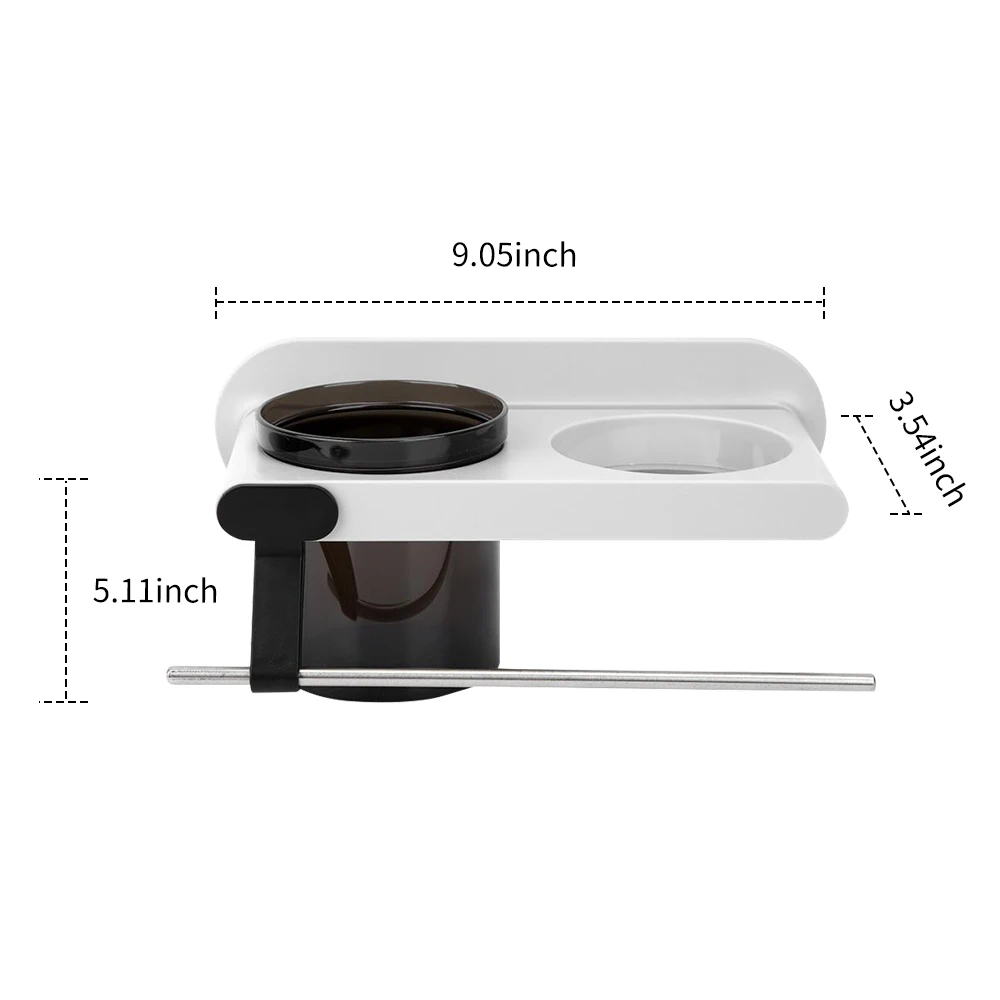Настенный держатель для фена Menen подвесная стойка с органайзером хранения чашек