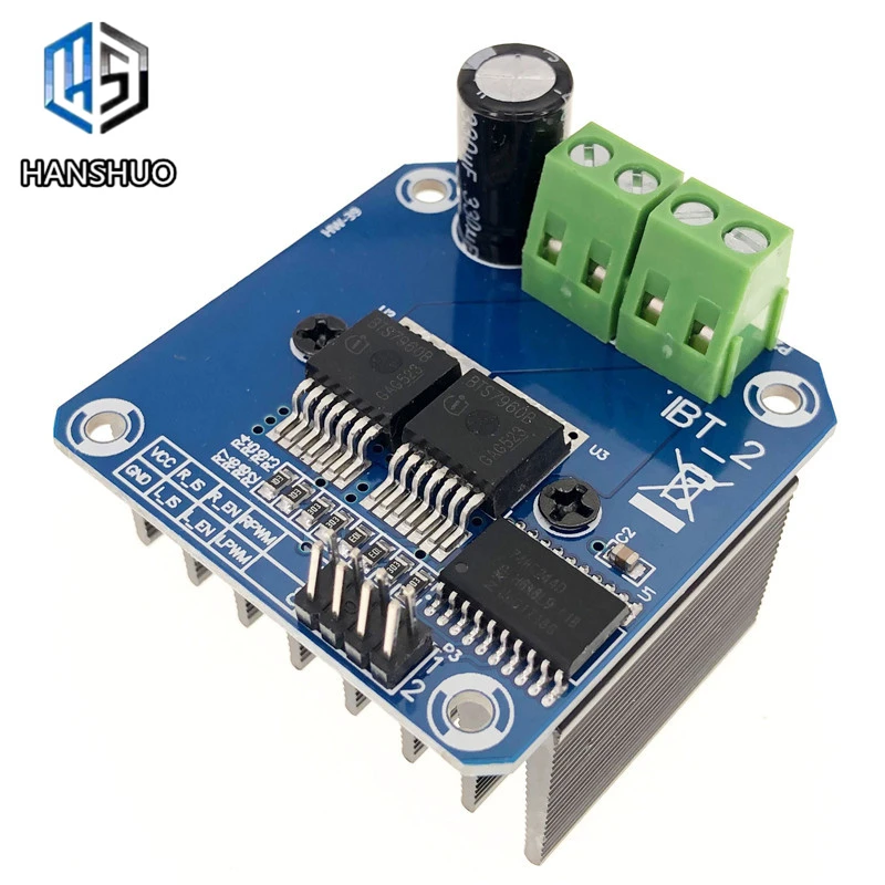 1 шт. модуль драйвера электродвигателя высокой мощности BTS7960 43A H bridge/для