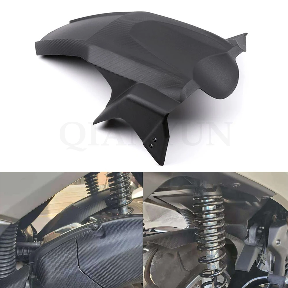 Заднее крыло мотоцикла брызговик шин Hugger покрытие углеродное черное
