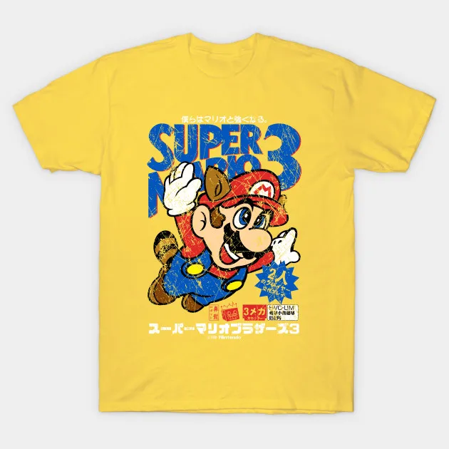 super mario bros 3 shirt