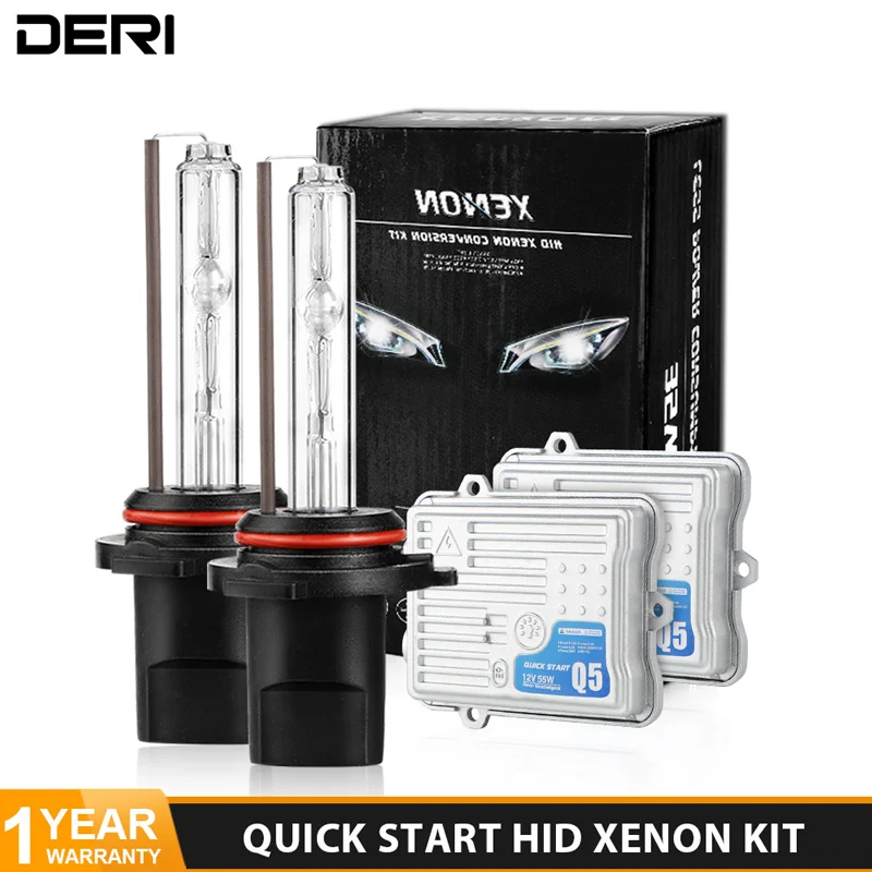 

55W AC Fast Start HID Xenon Ballast Kit H11 H9 H8 H7 H3 H1 9006 9005 12V Car Headlight bulb xenon hid kit 4300K 6000K 8000K