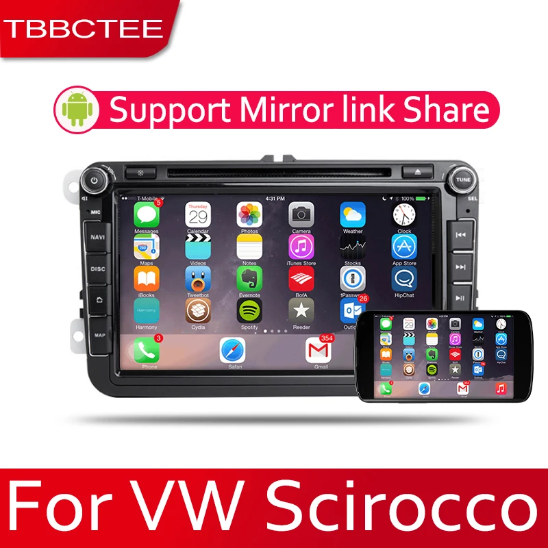 TBBCTEE 9 HD 1080P ips ЖК-экран Android 8 ядерный для Volkswagen VW Scirocco 2008 ~ 2017 Автомагнитола BT 3G4G wifi AUX