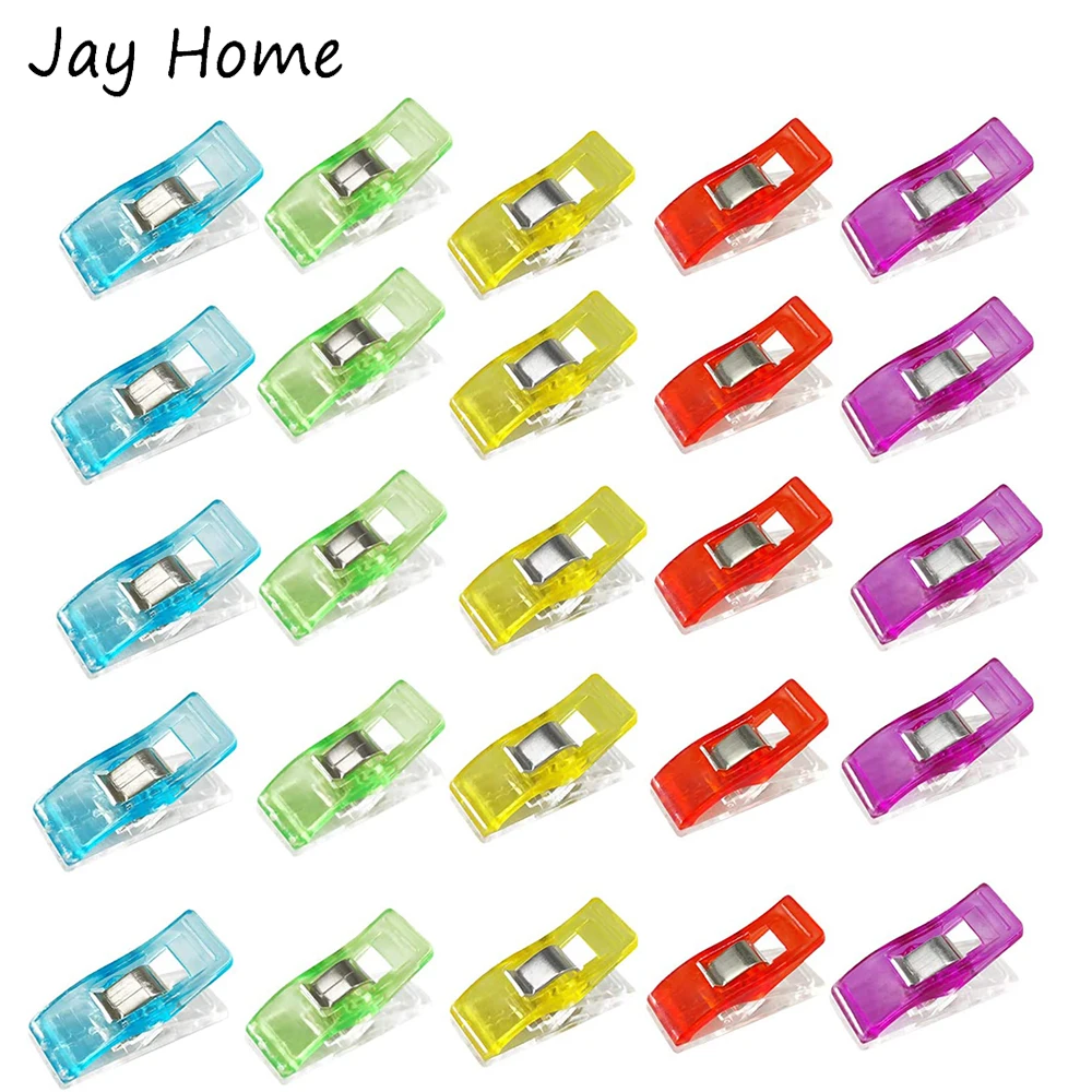 

20/40Pcs Colorful Sewing Clips Multipurpose Sewing Quilting Clips for Fabric Crafting Clamps Binding Clips Plastic Wonder Clips