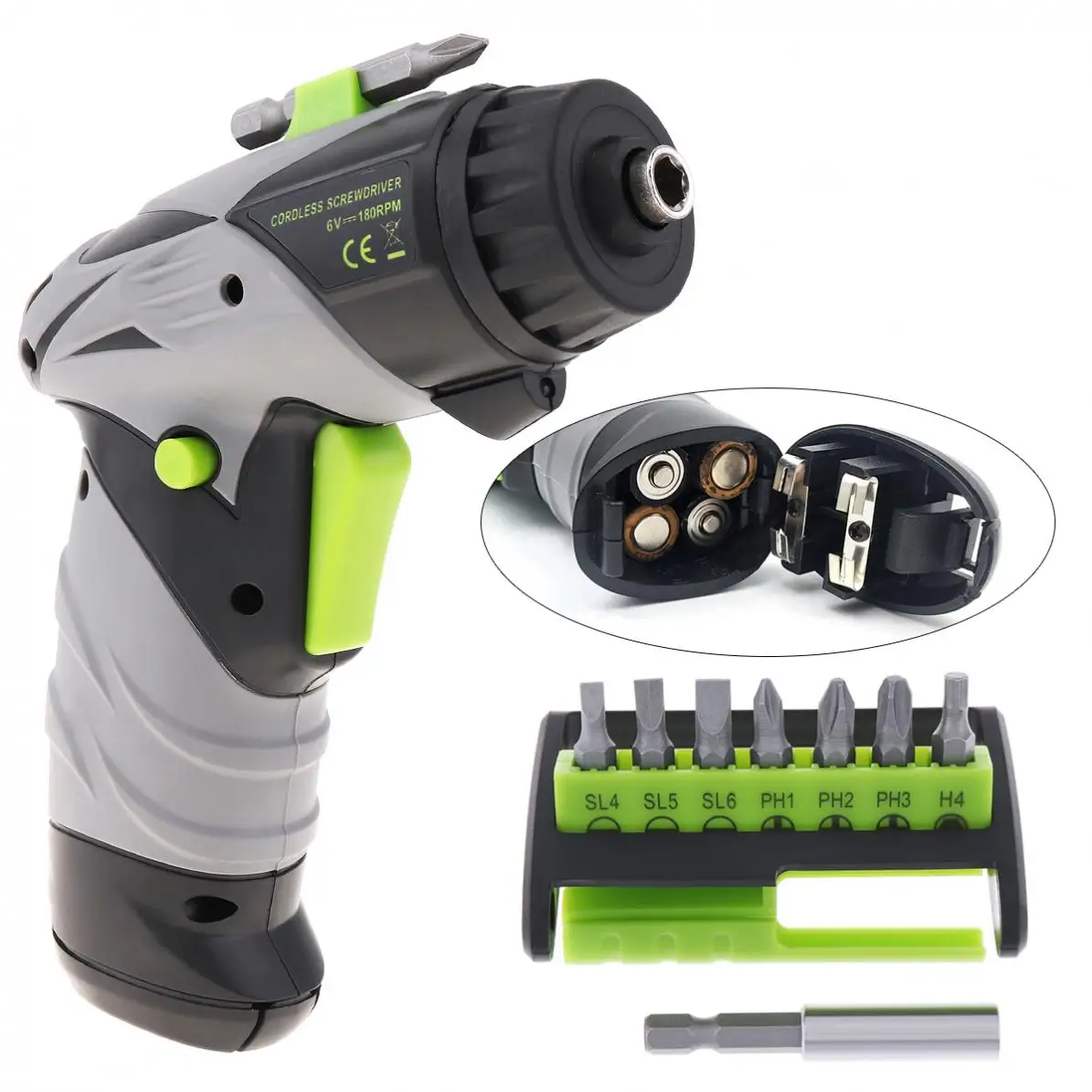 Беспроводная миниатюрная электрическая дрель шуруповерт на батарейках