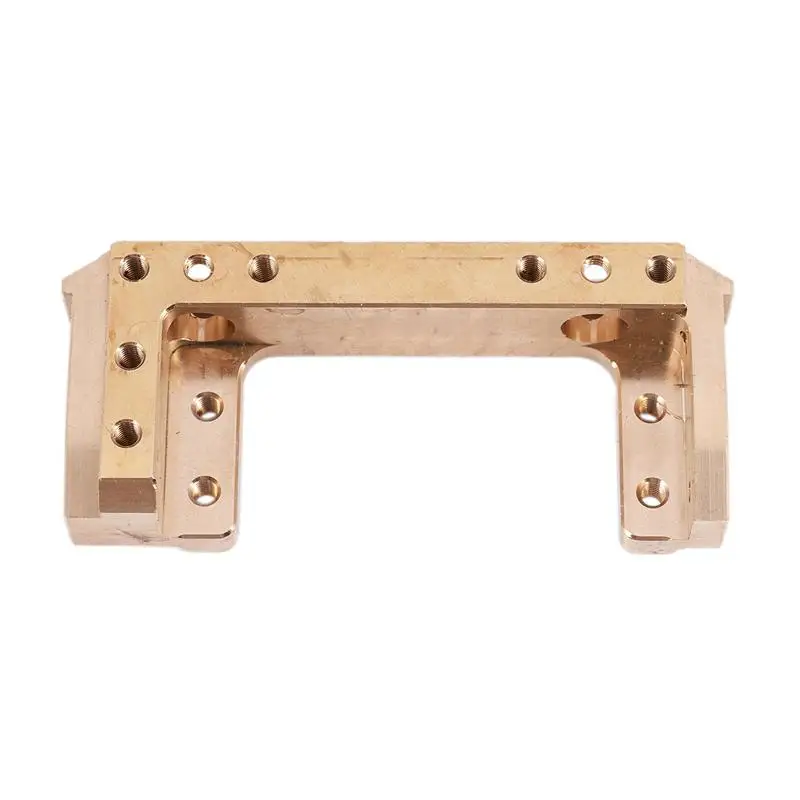 

RCtown 1PCS 85g Brass Front Bumper Mount Servo Stand for 1/10 RC Crawler Axial SCX10 II 90046 Upgrade Parts