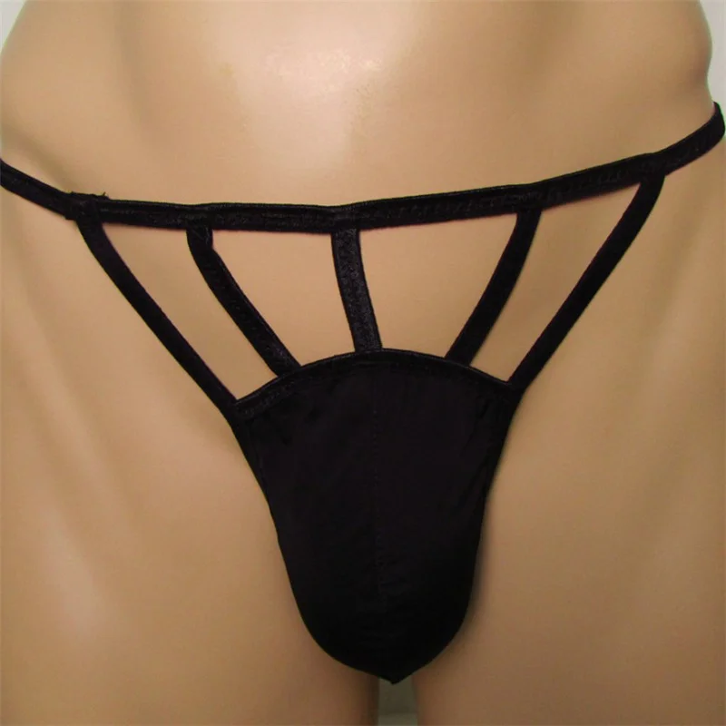 

Трусы-стринги мужские однотонные, пикантное нижнее белье, дышащие Трусы-стринги для геев, с перфорацией, без швов, микро-стринги
