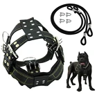 Прочная шлейка и поводок для собак средних и крупных пород, сверхмощная шлейка для французского бульдога, нейлоновая шлейка для дрессировки собак