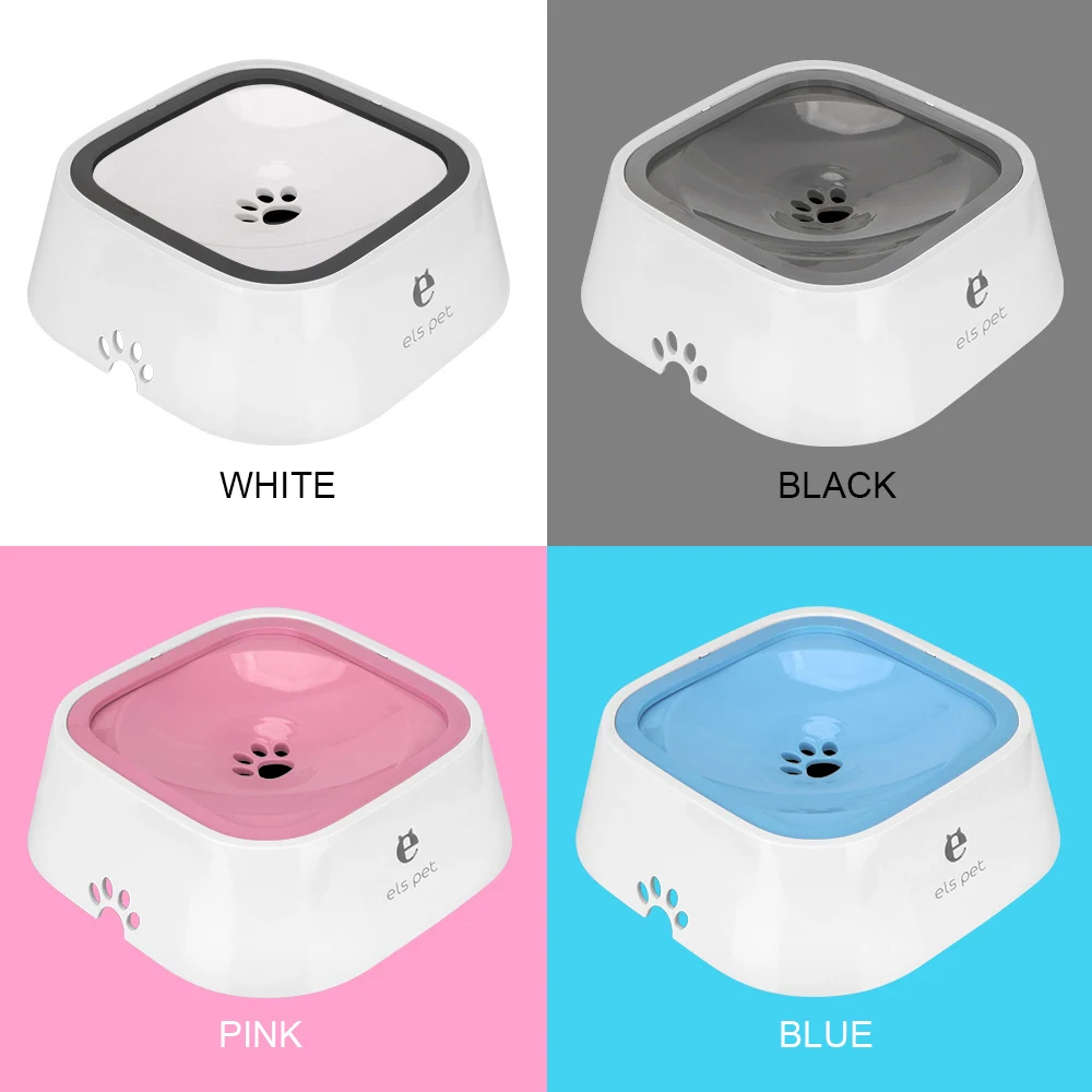 

1.5L Anti-Overflow Carried Floating Bowl Cat Dog Water Bowl Slow Water Feeder Dispenser Pet Fountain Supplies