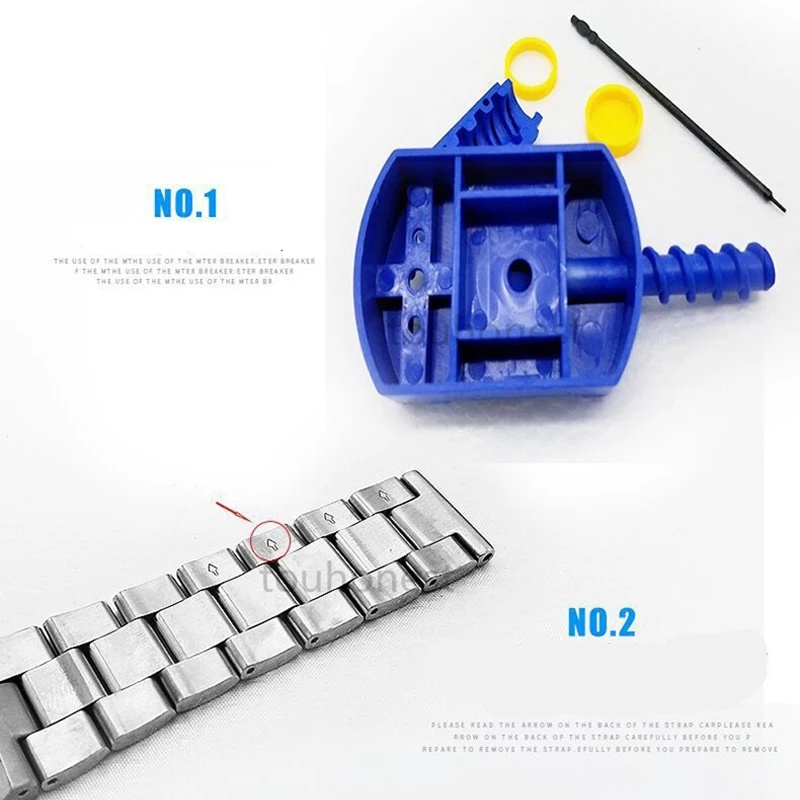 Прочный регулируемый металлический ремешок для часов из нержавеющей стали