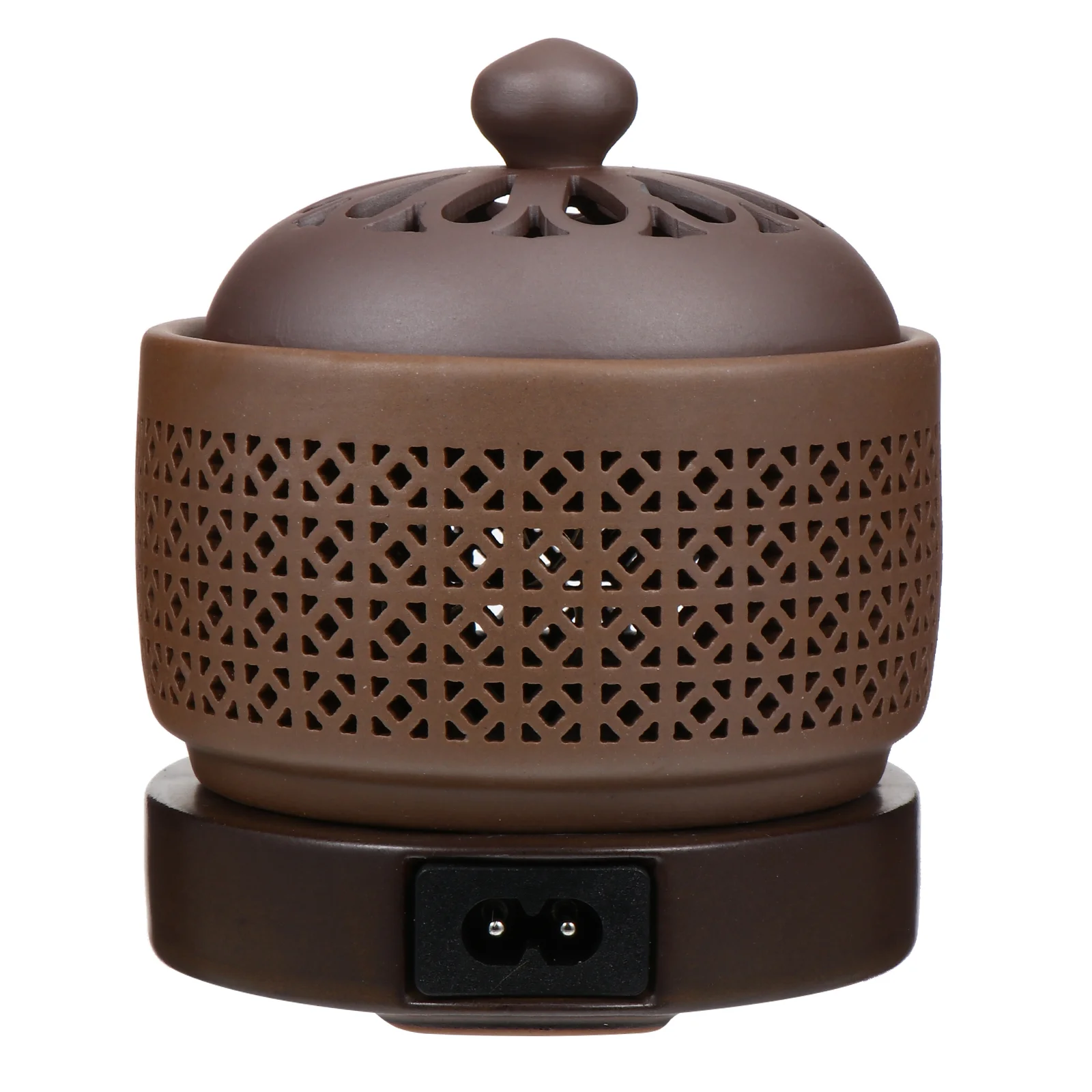 

Practical Electric Incense Burner Night Light Temperature Adjusting Censer