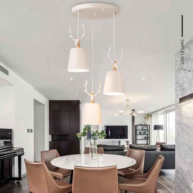 Современная модная ресторанная люстра в скандинавском стиле простая деревянная