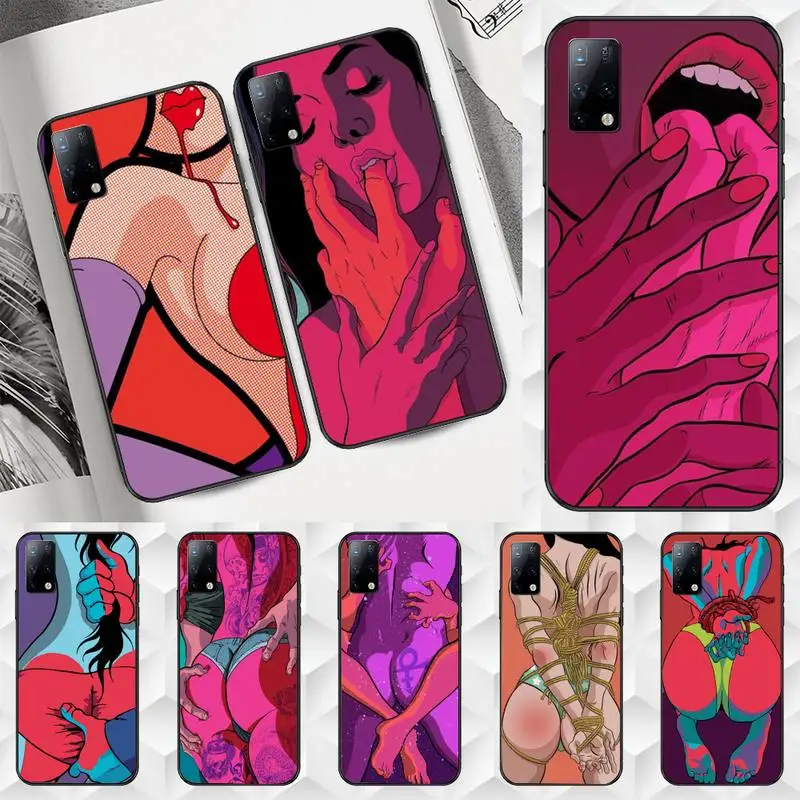 

Sexy lady Red lips hot girl Phone Case for Samsung A71 A80 A91 A01 A02 A11 A12 A21S A31 A32 A20E M10 M11 M20 M30 M31S M21 cover