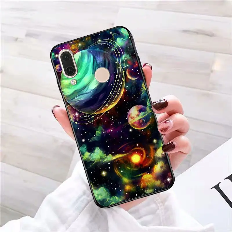 Роскошный чехол для телефона Space Moon Star Planet Starry DIY High end redmi 5 5plus 6 6pro 6a s2 4x go 7 7a 8