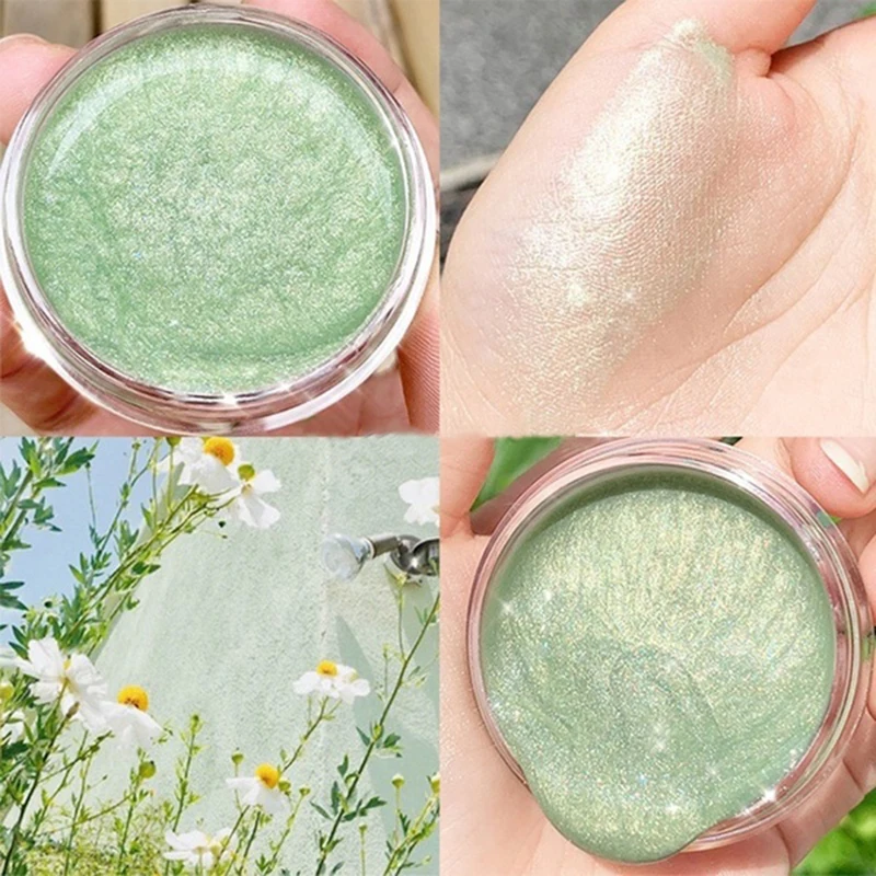 Блестящие жидкие тени для век гель желейные корейские мерцающие монохромные