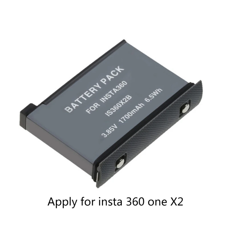 

Совместим с литий-ионным аккумулятором Insta 360 One X2 1700 мАч и двойным Usb-зарядным устройством