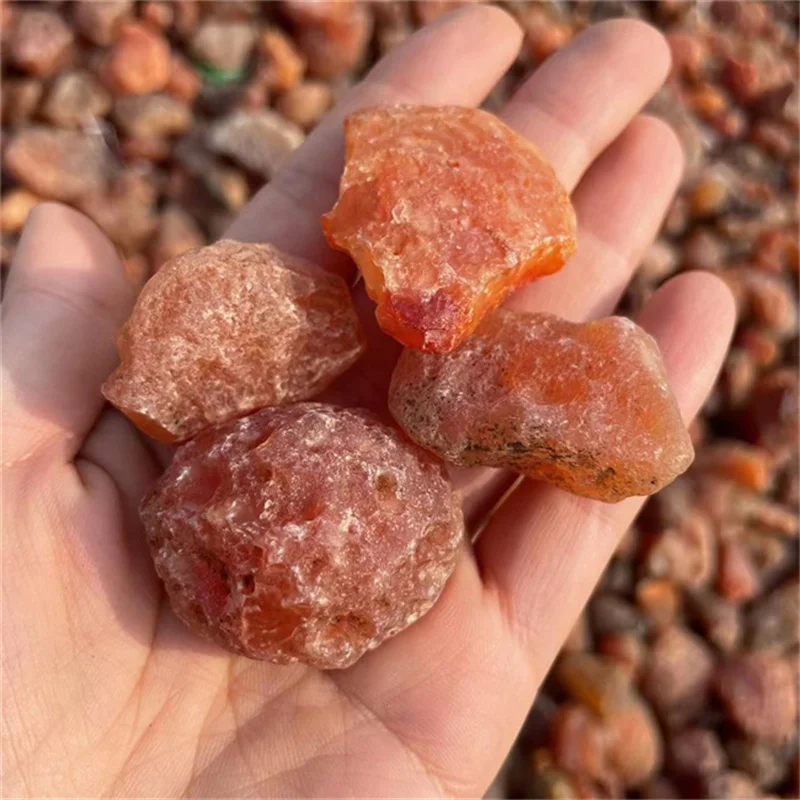 

Wholesale gemstone chakra healing crystal natural red agate rough carnelian raw stone for decoration