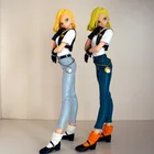 Экшн-фигурка из аниме Драконий жемчуг Z на Android 18, модель 24,5 см, искусственная кожа, коллекционные игрушки