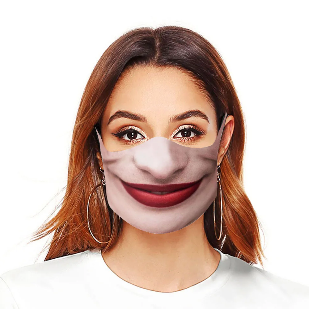 Halloween Funny Cosplay Women Men Masks Clown Hannibal-Hulk Face Mouth Decoration Dustproof Reusable Adult Outdoor Party Mask |