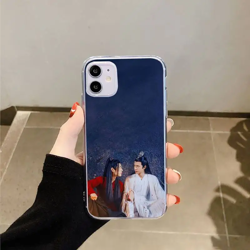 

The Untamed xianzhan wangyibo Phone Case Transparent for iPhone 6 7 8 11 12 s mini pro X XS XR MAX Plus