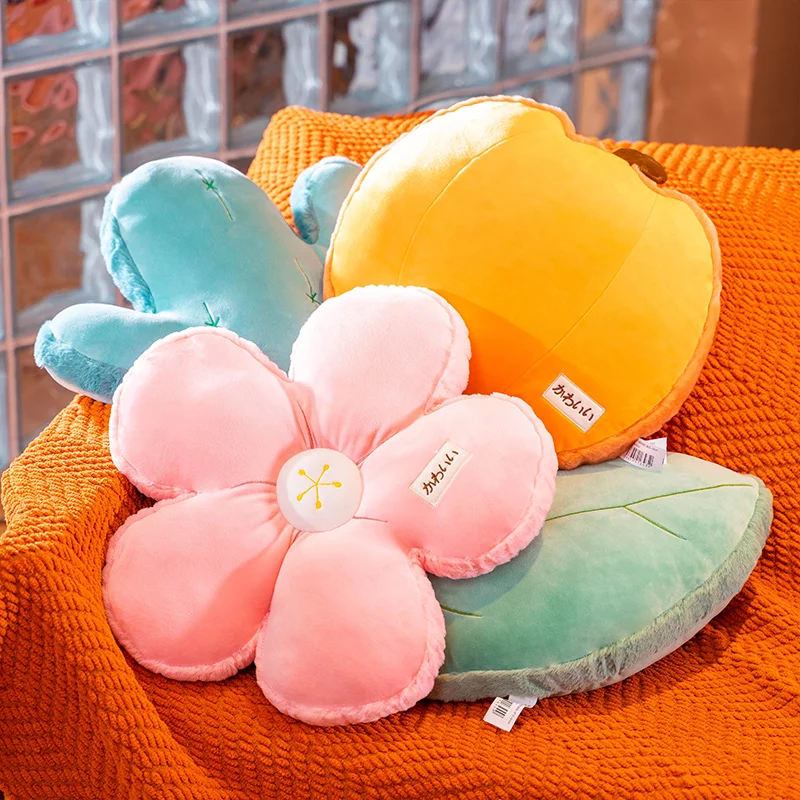 Высококачественная подушка милая мягкая Цветочная искусственная для дивана