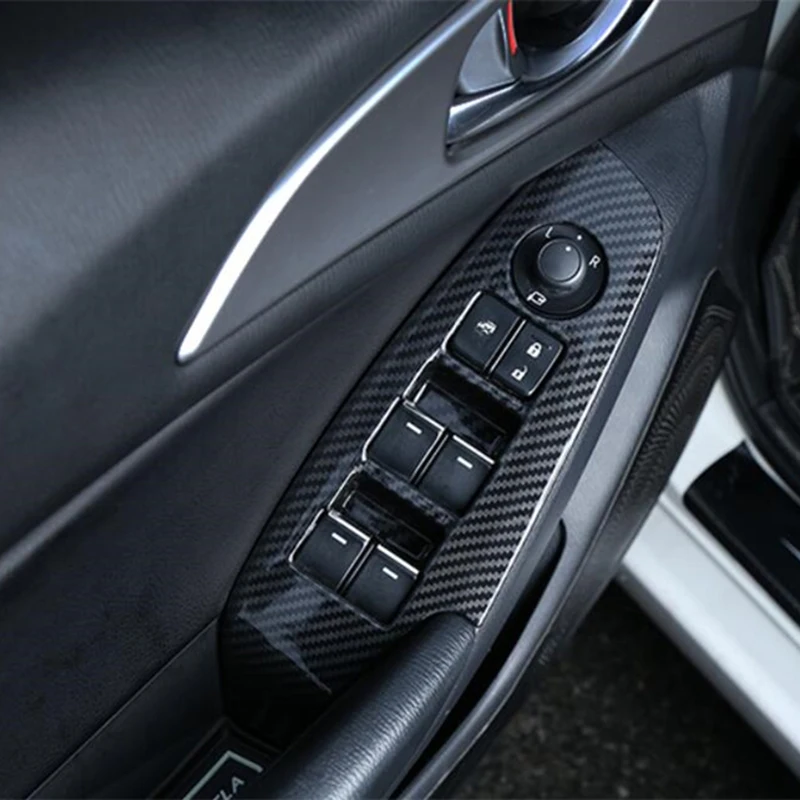 

Adhesive Window Switch Sticker Lift Decorate Button 85mm 265*77mm Carbon