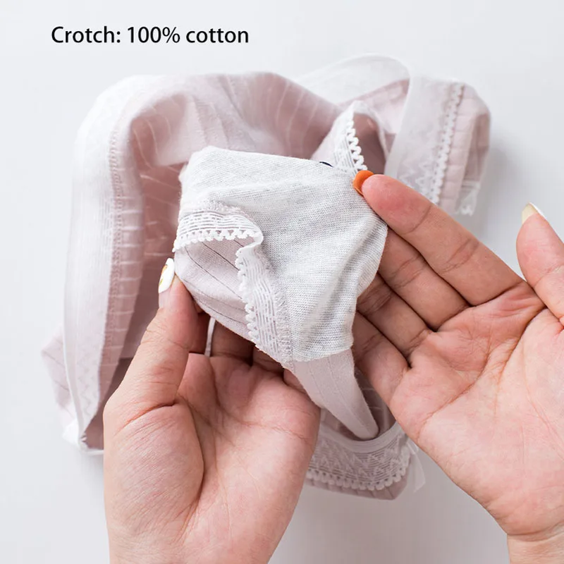 

6pcs Sexy Panties Women's Cotton Breathable Briefs Solid Soft Seamless Underwear Female Sexy Intimate Seamless Brief