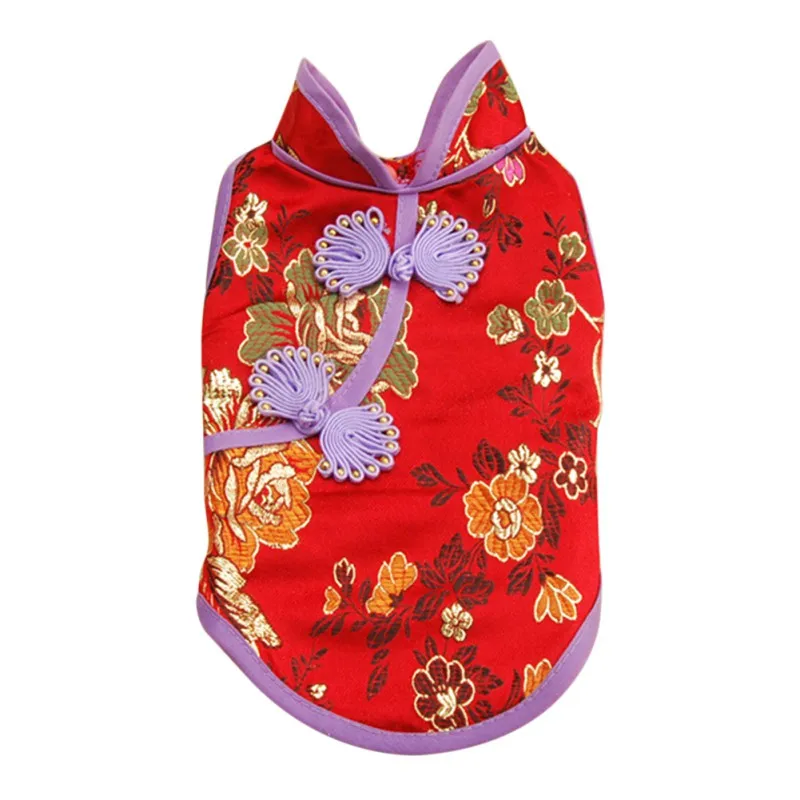 Летняя жилетка для собак Одежда Новый год костюм футболка домашних животных в