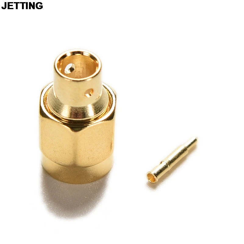 

JETTING 5pcs SMA Male Plug Solder For Semi-Rigid RG402 0.141" Cable RF Connector Drop Shipping
