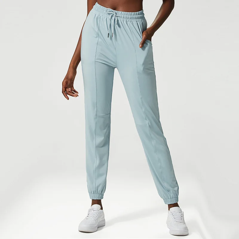 2022 New Arrivals Women Loose Sweatpants High Stretchy Fitness Yoga Joggers Pants Breathable Quick Dry Workout Running Trousers