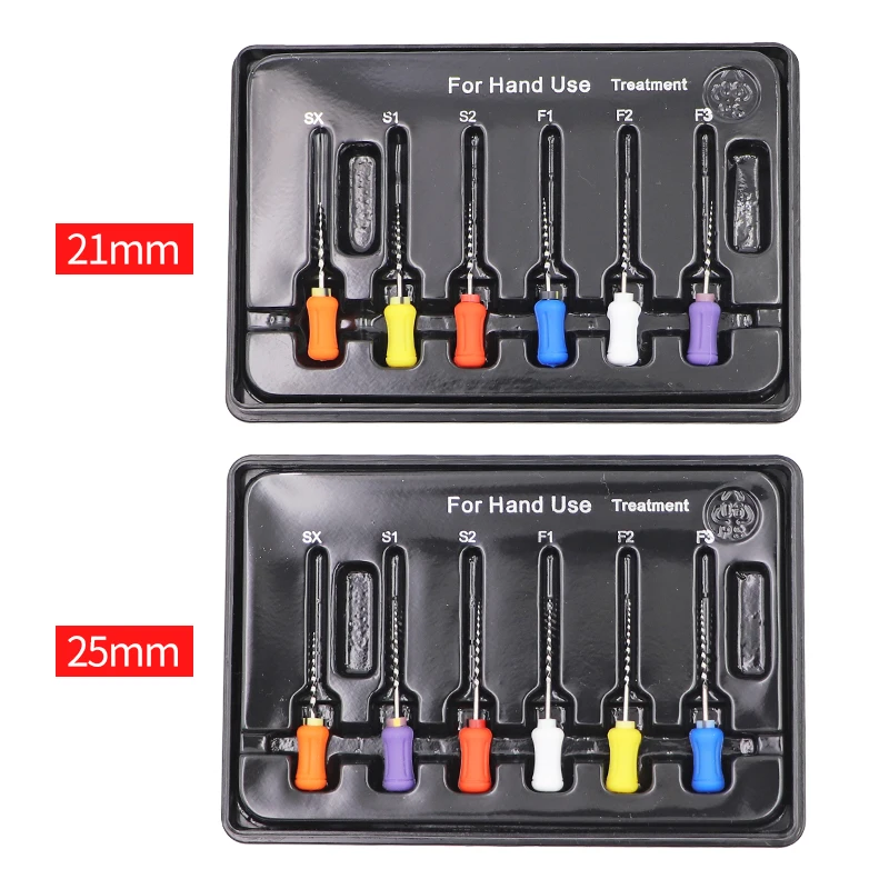 Стоматологические Инструменты 6 шт./коркор. ручные вращающиеся напильники